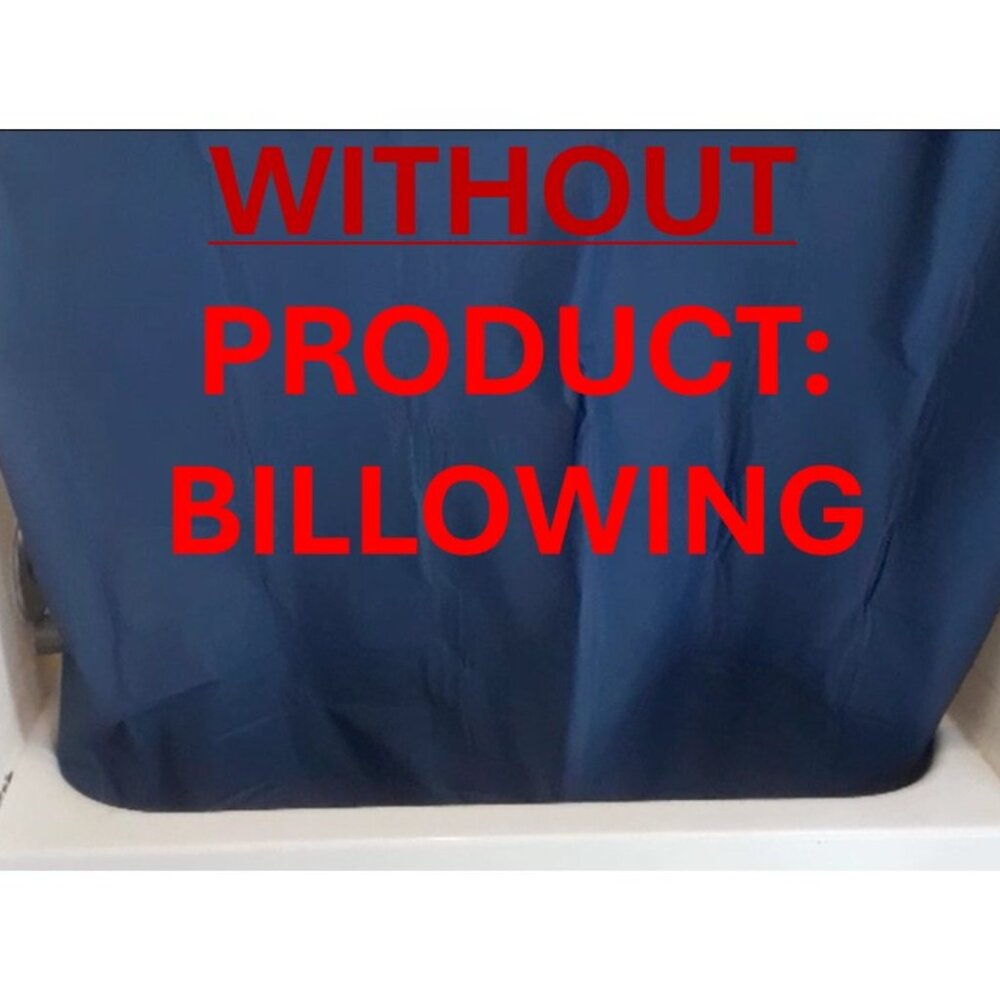 4 Shower Curtain Restrainers (CLEAR) Keeps The Shower Curtain/Liner Off of You! - Picture 3 of 4